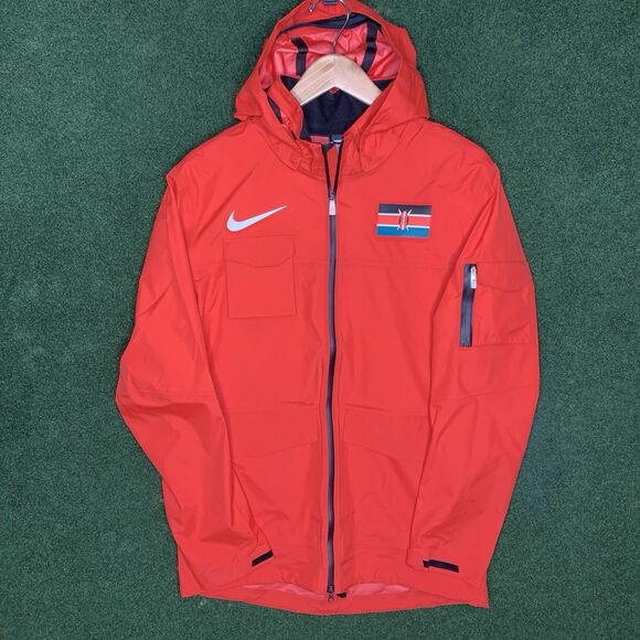 Sz S Nike Pro Elite Storm-Fit ADV Kenya Red Team Issue Jacket CI8866-602 Men’s - Picture 1 of 9